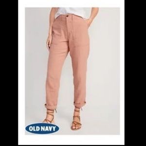 Old Navy High-Waisted Slouchy Cropped Tapered Workwear Pants for Women